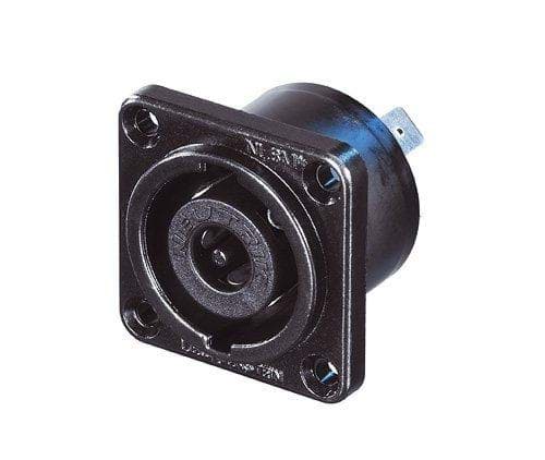 speakON 8-polig chassis male metaal zwart