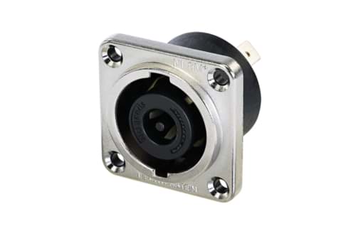 speakON 8-polig chassis male Touring nikkel IEC62368-1