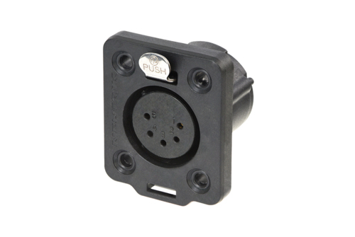 XLR chassis TOP IP65 5p female