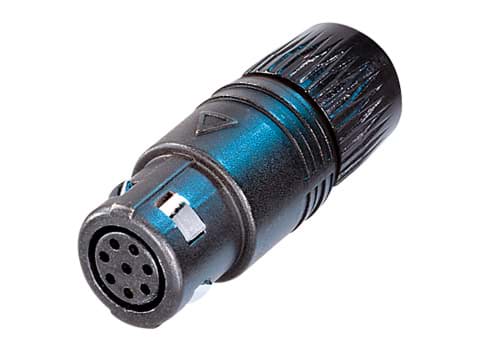 neutriCON kabeldeel soldeer female zwart