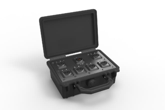 opticalCON breakoutbox MM MTP to 3xQUAD