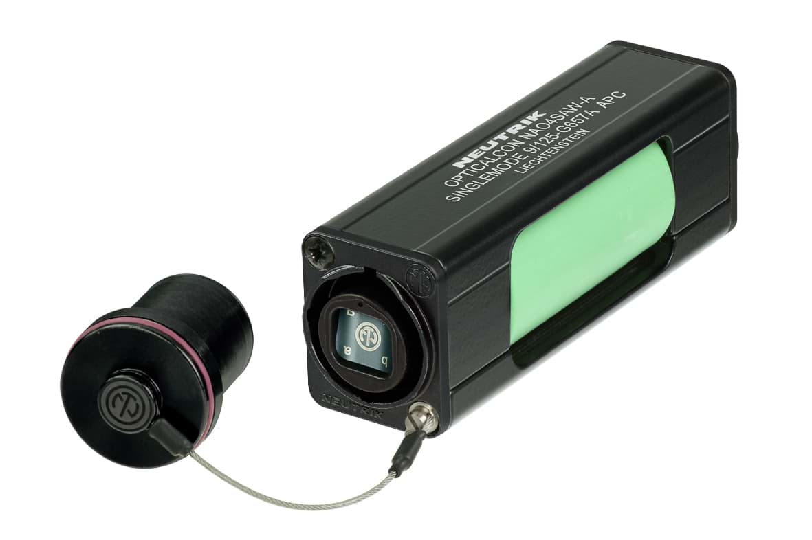 opticalCON QUAD coupler IP65 SM APC