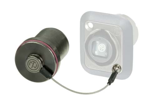 opticalCON beschermdop chassis metaal zwart