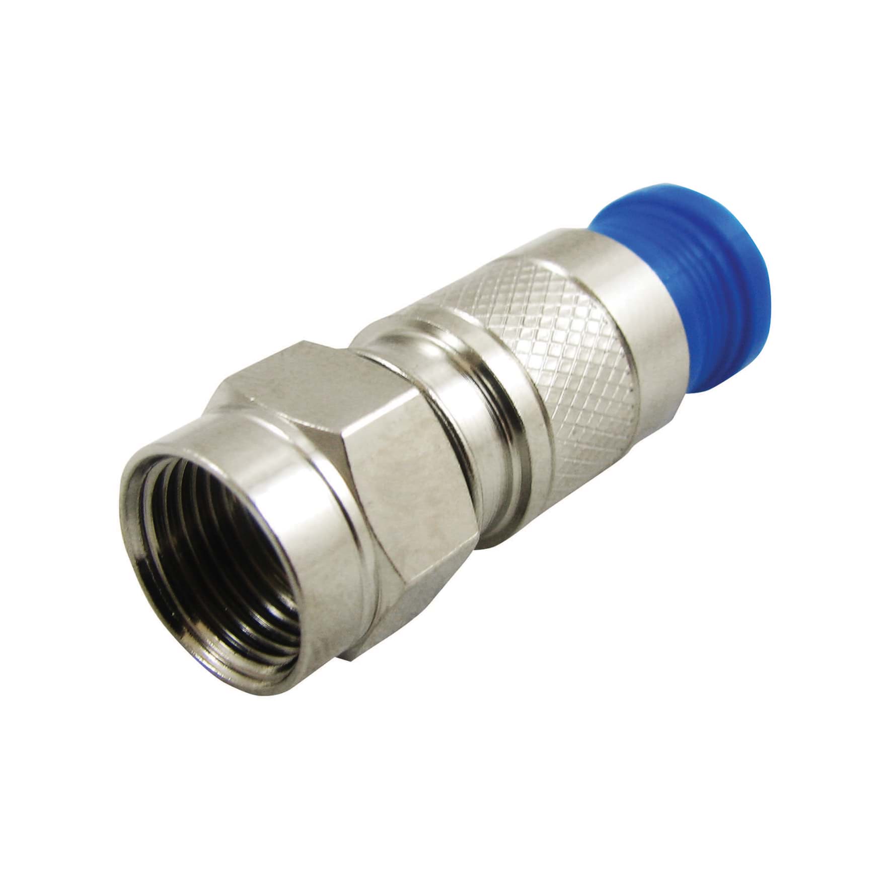 F compressie connector male voor RG6/U-QUAD