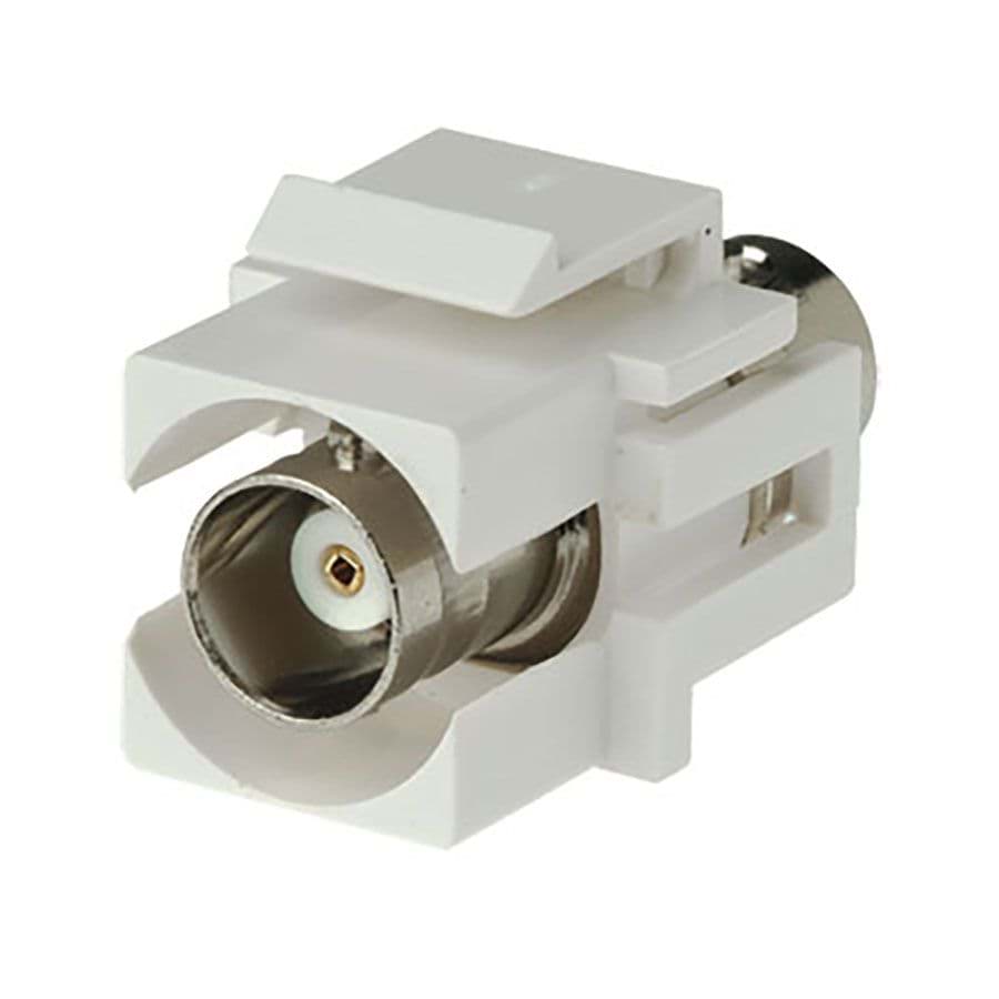 keystone insert BNC fem-fem white
