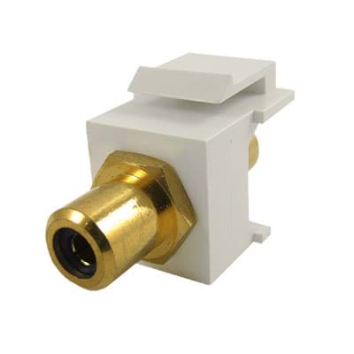 keystone insert RCA gold/black/white