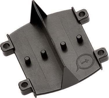montageplaat TEEBOX H-style met schedingsschot (tbv TEEBLOCK-klemmen)