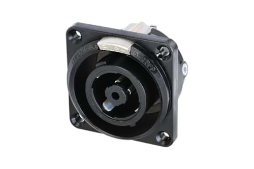 speakON 8-polig chassis female Touring zwart IEC62368-1