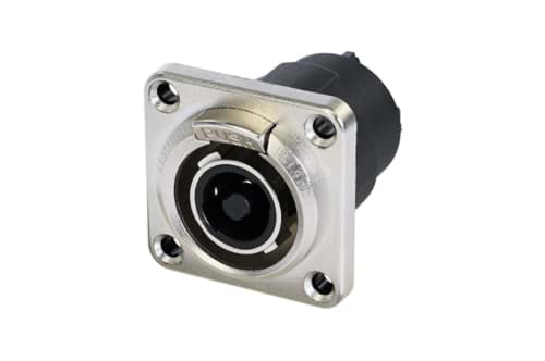 speakON 4-polig chassis female Touring nikkel IEC62368-1