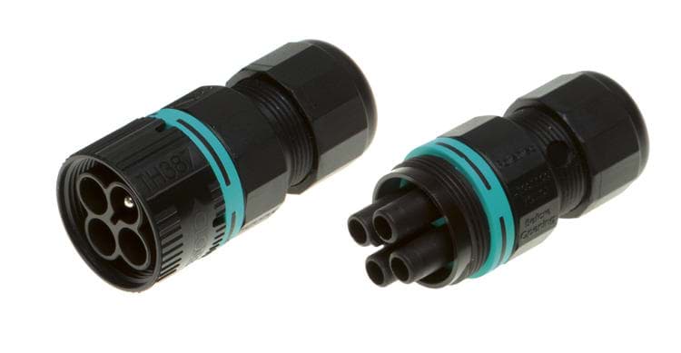 mini-TEEPLUG kabeldeelset 4p schroef 17,5A IP68 RETAIL