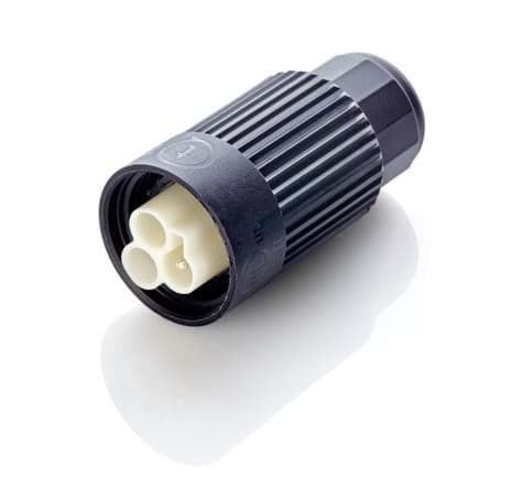 TEEPLUG TH384 kabeldeel+moer 3p(2p+PE) pen schroef D12 IP68 BULK