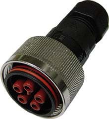TEEPLUG metallock kabeldeel 5p(4p+PE) bus schroef 17A IP68