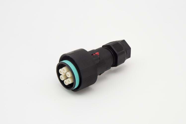 TEEPLUG TH405 kabeldeel+moer 6p(5p+PE) bus schr. D7-14 IP68 BULK