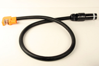 Powerline railklem smal +2m120mm2 + source L2 zwart