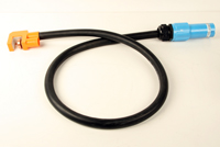 Powerline railklem smal +2m120mm2 + source N  blauw