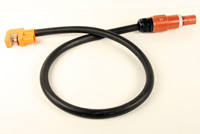 Powerline railklem smal +2m120mm2 + drain L1 bruin