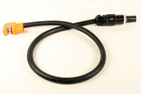 Powerline railklem smal +2m120mm2 + drain L2 zwart
