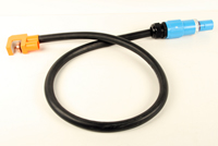 Powerline railklem smal +2m120mm2 + drain N  blauw