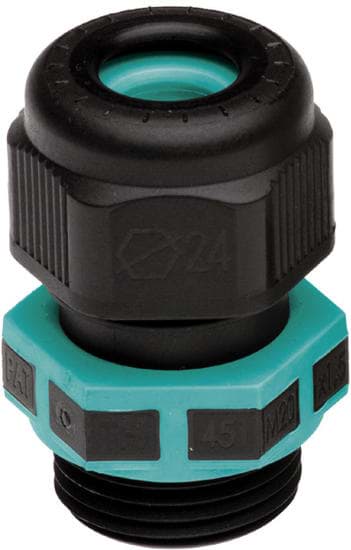 wartel kunststof IP68 M20 doorlaat 7-10,5mm tap=8mm zwart TEEGLAND