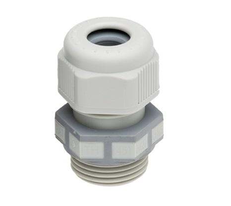wartel kunststof IP68 M25 2x gat 6mm tap=8mm grijs TEEGLAND