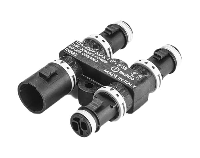 verdeler TEEBOX 4-weg-H 10A 3 polig (123) IP68