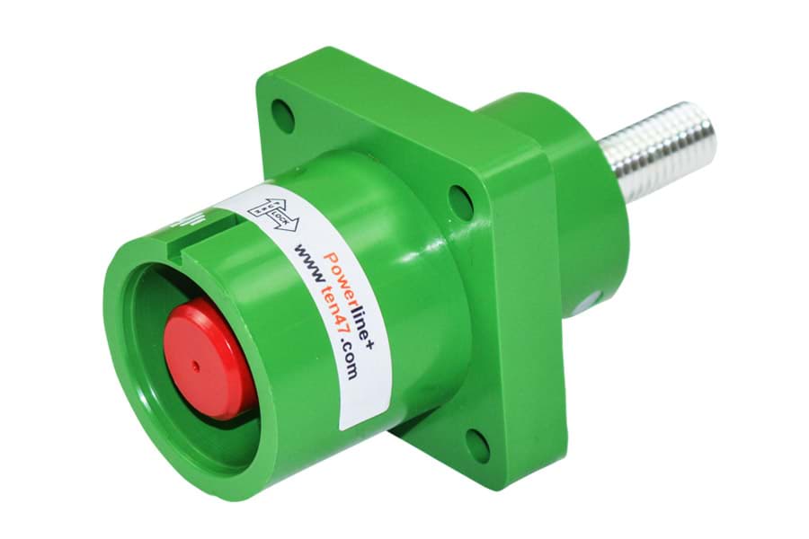 Powerline QC panel-source 750A M12 Post E green