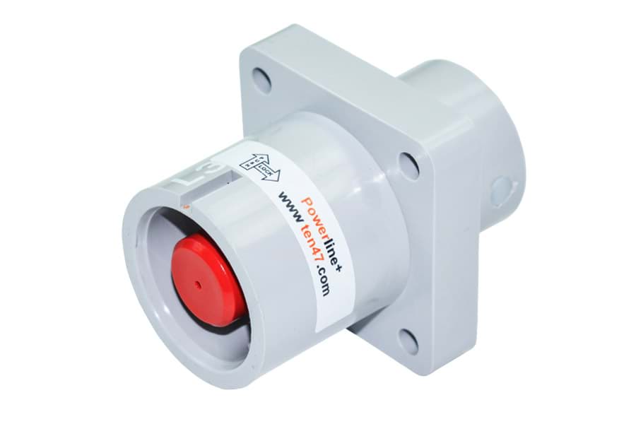 Powerline QC panel-source 750A M12 Female Thread L3 grey