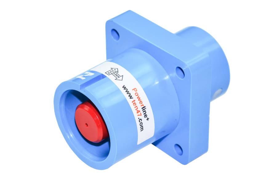 Powerline QC panel-source 750A M12 Female Thread N blue