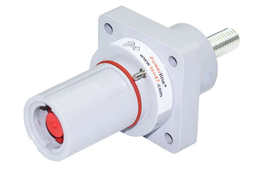 Powerline QC panel-drain 500A M12 Post L3 grey