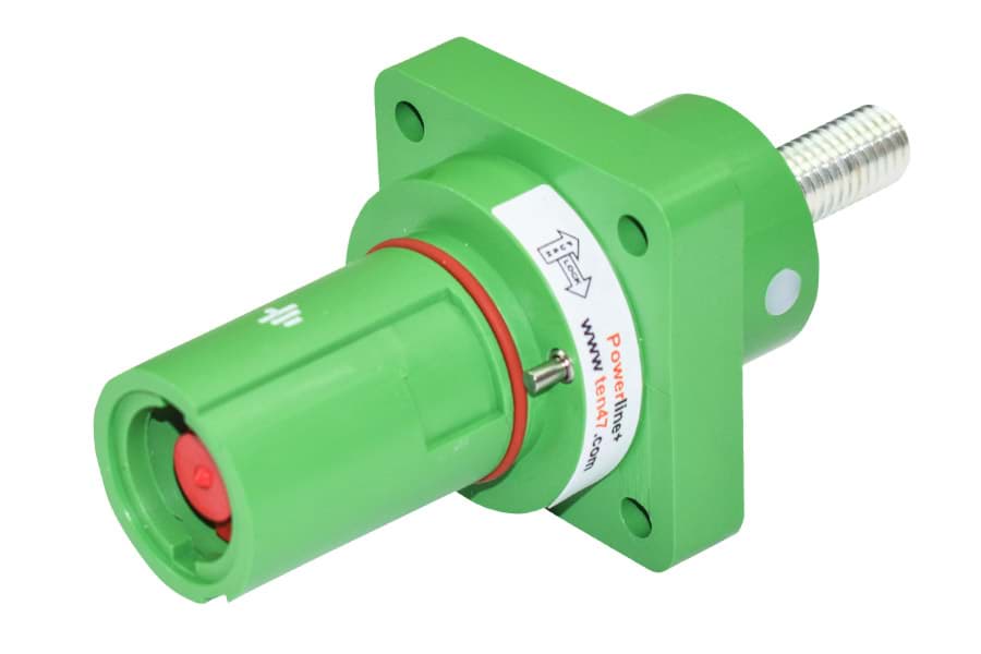 Powerline QC panel-drain 750A M12 Post E green