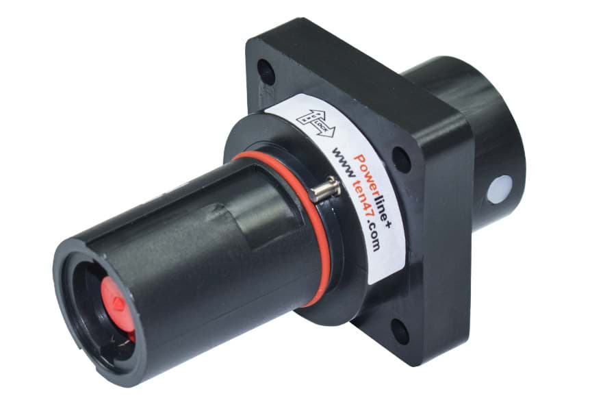 Powerline QC panel-drain 750A M12 Female Thread L2 black