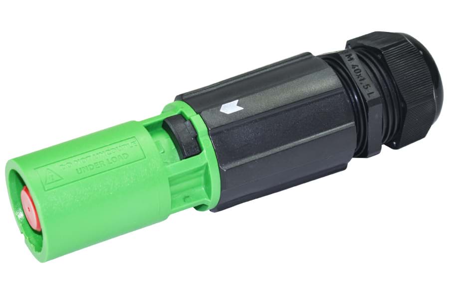 Powerline QC cable-source screw 120/150mm2 d=21-26mm E green