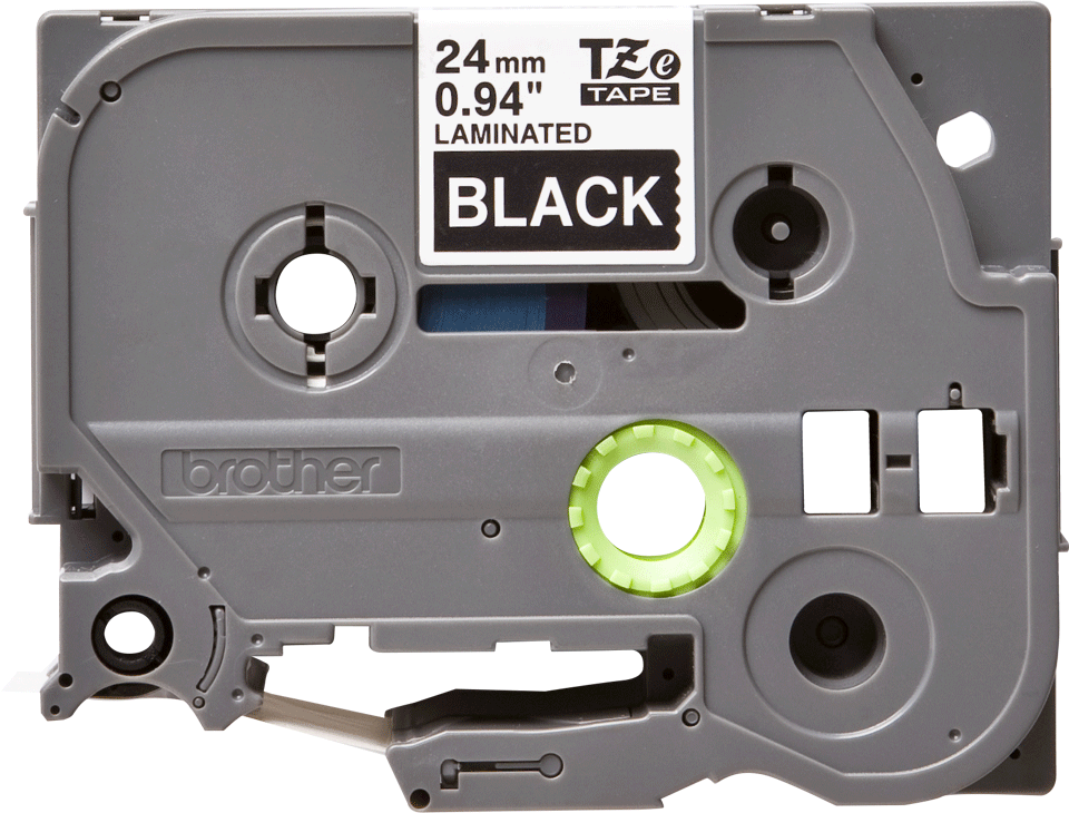tape TZ 24mm wit op zwart L=8m