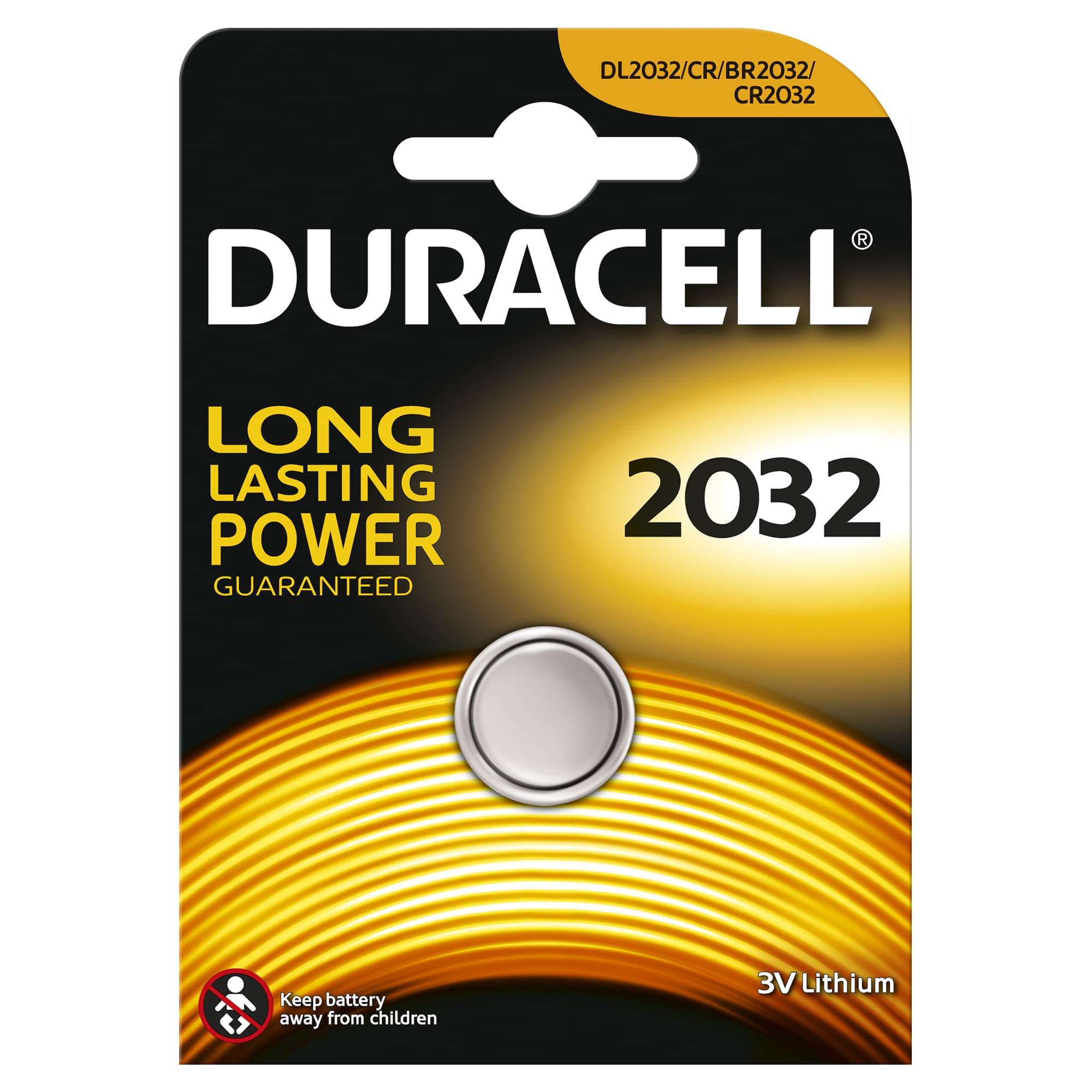 batterij CR2032 3V knoopcel blister/2