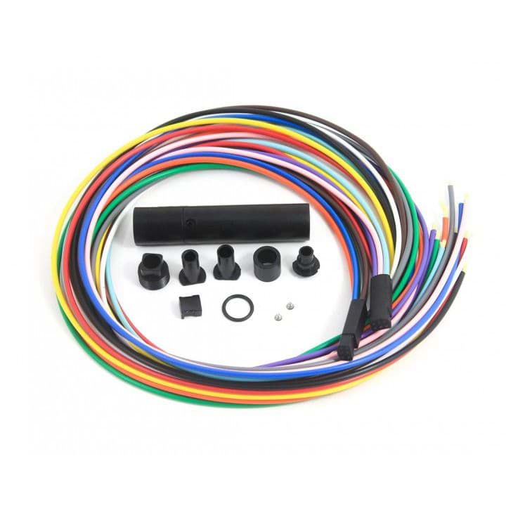 Fiber Breakout Kit 12 strand 0.6m 3mm Colder Coded