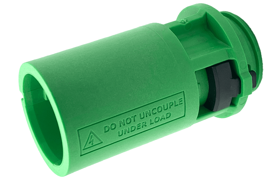 Powerline QC insulator cable-source E green S-lock