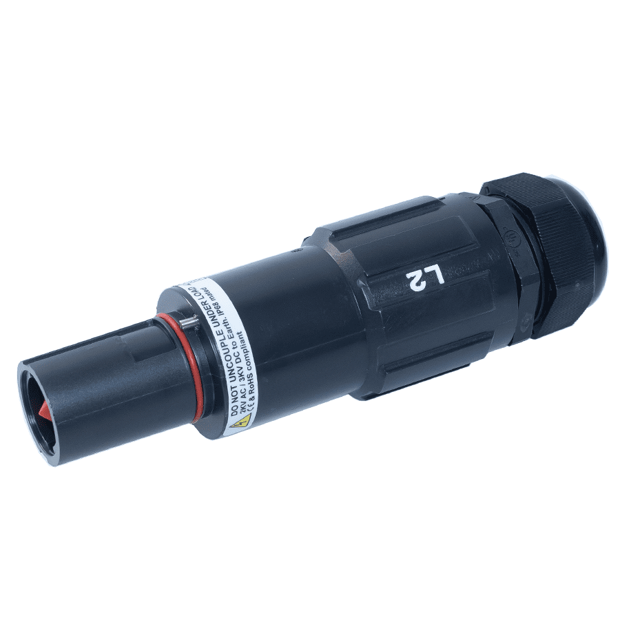 Powerline cable-drain  185mm2 d=26-32mm L2 black