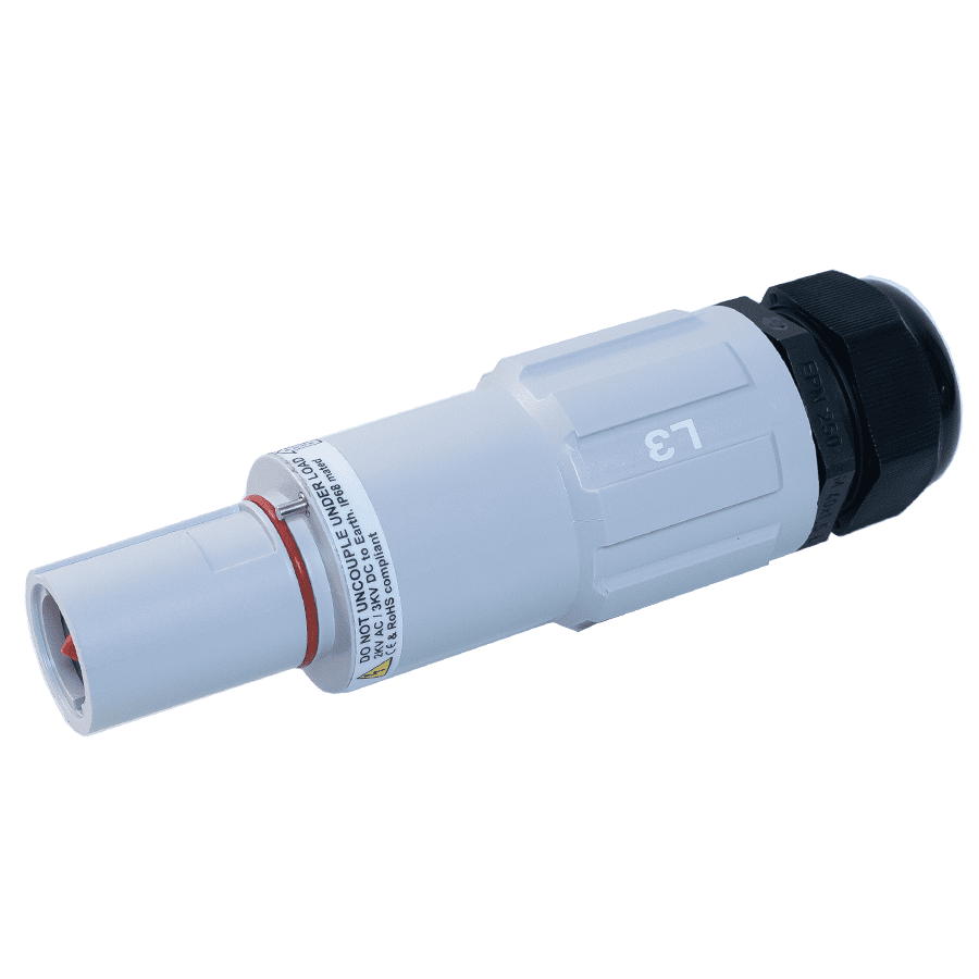 Powerline cable-drain 300mm2 d=26-32mm L3 grey