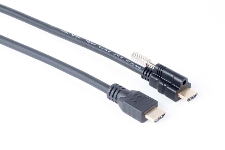 HDMI kabel A-locking > HDMI A 2,0m v1.2