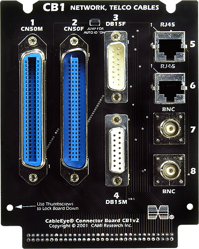 Connector Board Set CB1 (CN50 DB15 BNC RJ45)