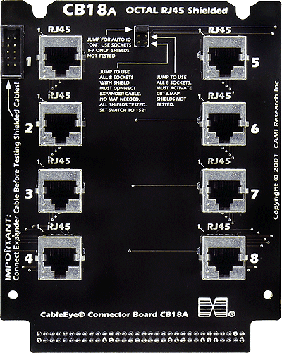 Connector Board Set CB18A (RJ45w/Sheld Octopus)