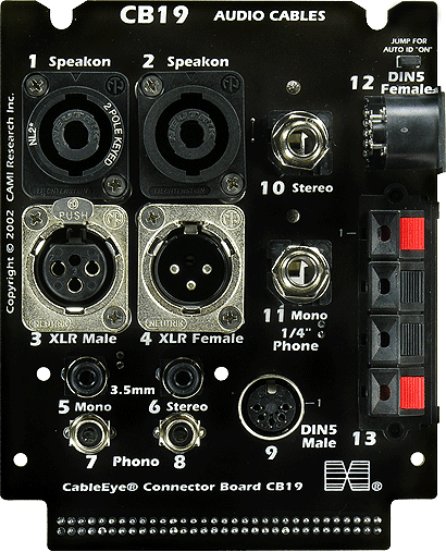 Connector Board Set CB19 (Audio Cables)