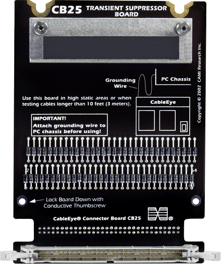 Connector Board Set CB25 (Static Suppressor Board and Long Cables) M3U