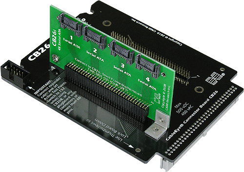Connector Board Set CB26i for CB26 (Quad SATA)