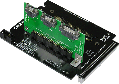 Connector Board Set CB26L for CB26 (MicroD Male - 9 - 15 - 25)