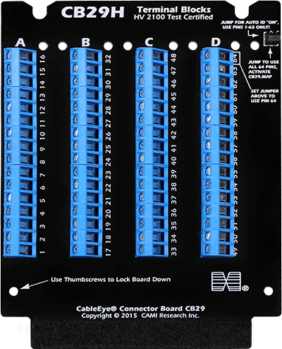 Connector Board Set CB29H (Screw Terminals - HVX21)