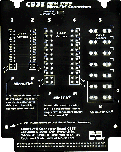 Connector Board Set CB33 (miniFit)