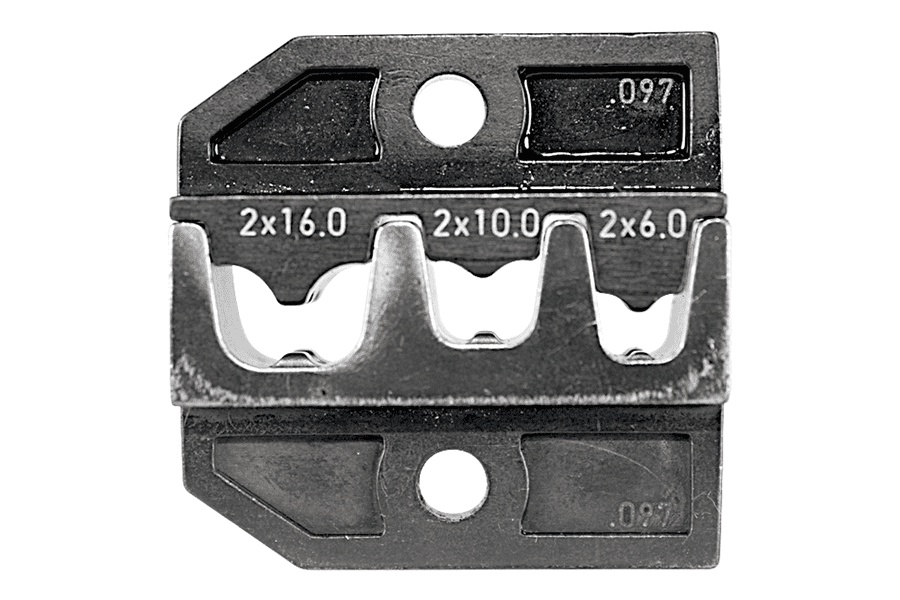 Krimpinzetstuk PEW12 adereindhuls TWIN 2x6/2x10/2x16mm2