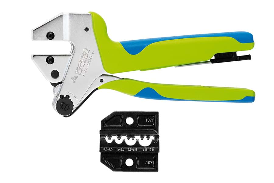 Krimptang  PEW12 kabelverbinder 0,5-1,5/1,5-2,5/4-6/6-10mm2