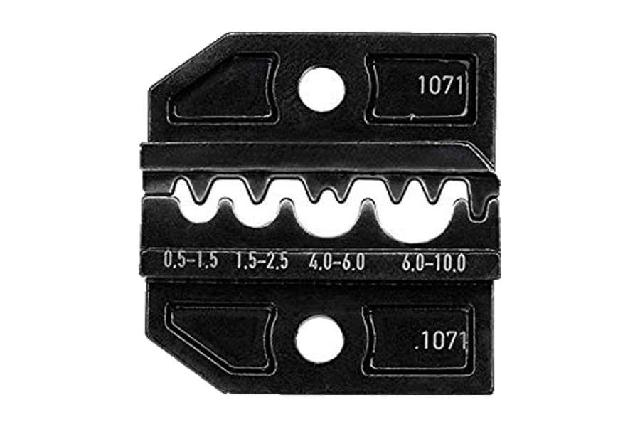 Krimpinzetstuk PEW12 kabelverbinder 0,5-1,5/1,5-2,5/4-6/6-10mm2 verchr